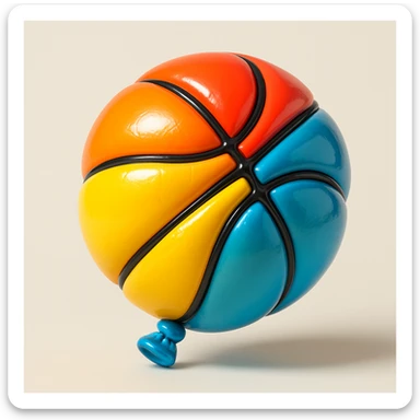basket ball sticker
