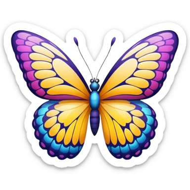 butterfly sticker