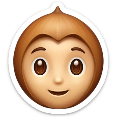 Hazelnut beautiful  sticker