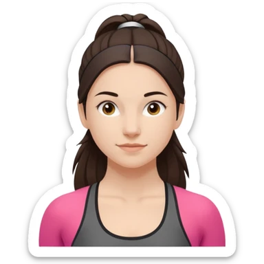 Lululemon in eyesight of a girl  sticker