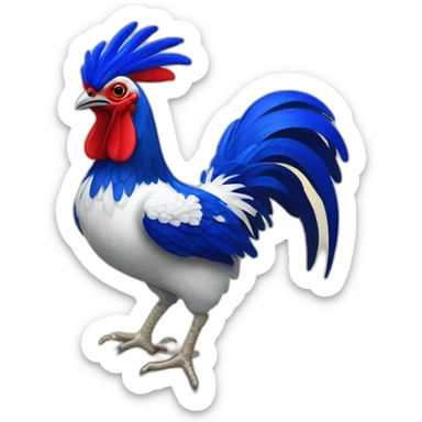 Gallo Azul Jerez sticker