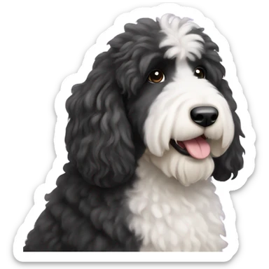 Sheepadoodle sticker