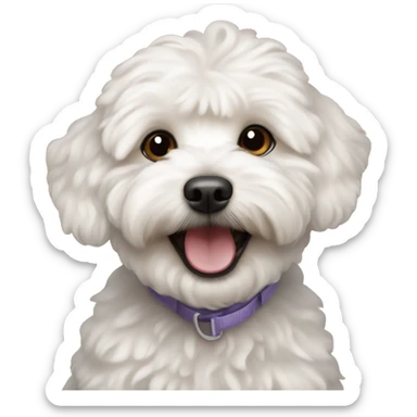 Happy maltipoo  sticker