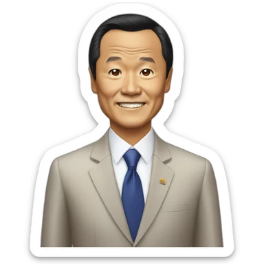 taro aso sticker