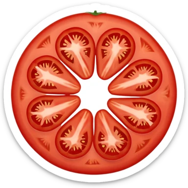 tomato slice sticker