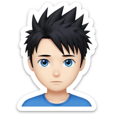 Anime boy sticker