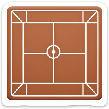 Kabaddi court sticker