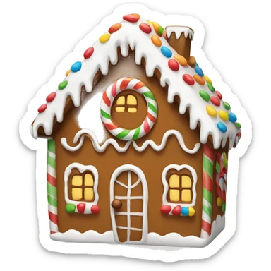 gingerbread house sticker