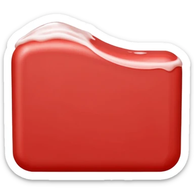 red soap sticker