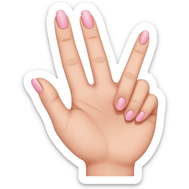 close little finger of this icon: 🤟 sticker