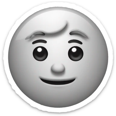 Un mono de la luna sticker