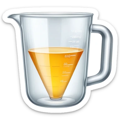 measuring cup for drinks sticker