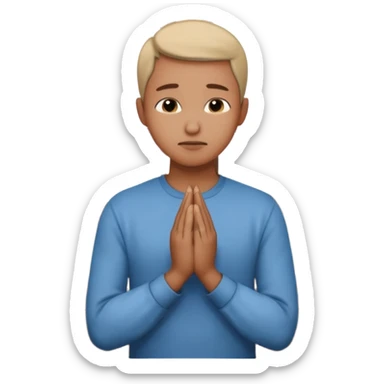 pray to the lord in the peace of our home sticker