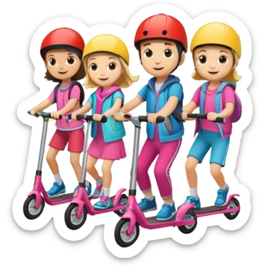 Youth & Scooters sticker