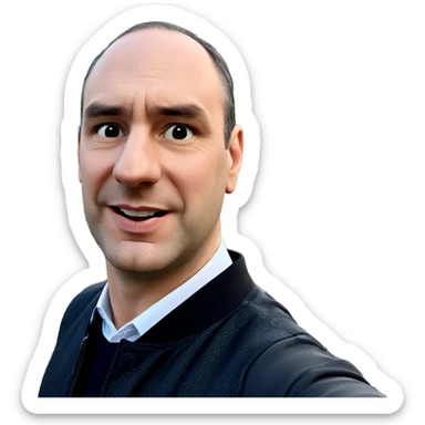 realistic boy meme expression sticker