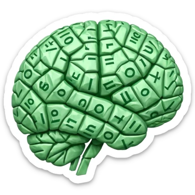 Brain mode of euro bills  sticker