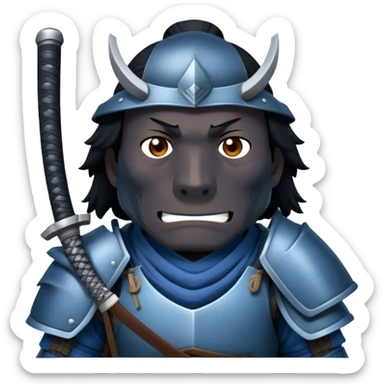 Samurai Defender sticker