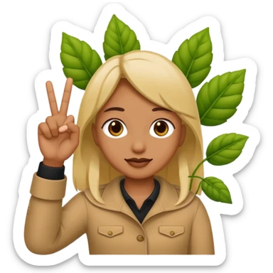 💐 combined with 🖕🏽. Keep the flowers and stems intact but replace the budding flowers with middle fingers  sticker