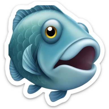 Smelly fish sticker