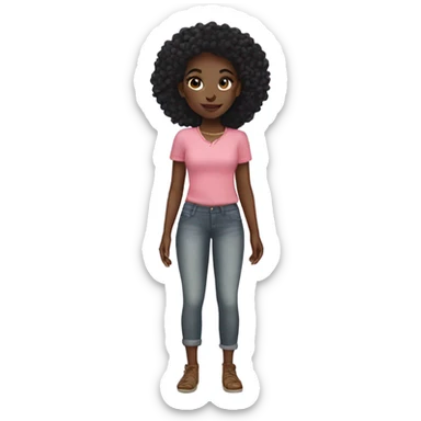 Black girl magic sticker