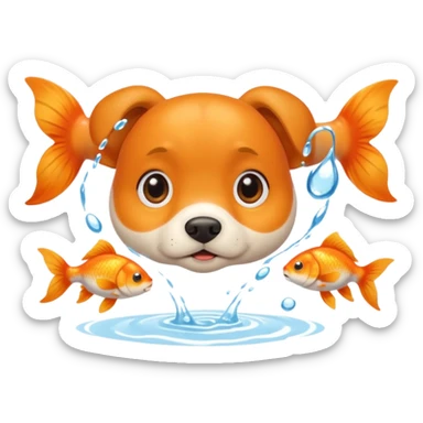 🐕 🐟🐟🐟 sticker