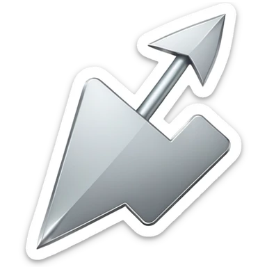 fleche vers la droite sticker