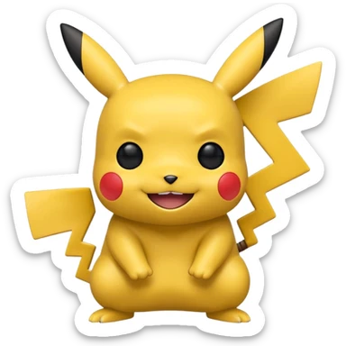 pikachu funko pop sticker