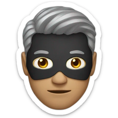 MAN WITH SUPER POWER sticker