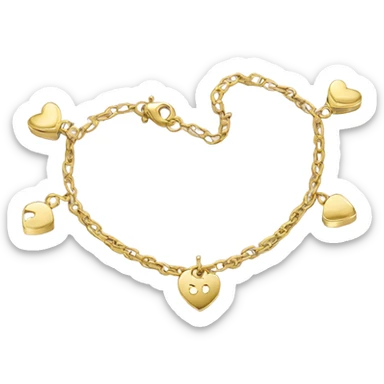 Gold Love bracelet from Cartier sticker