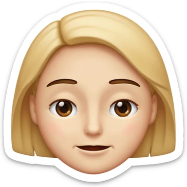 Smirking face with eyes closed  sticker