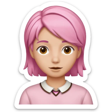 Neopolitan coloured hair sticker