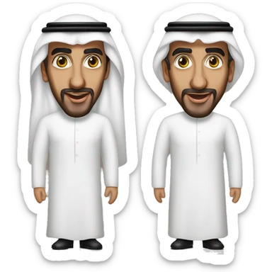 Sheikh Mohammed bin zayed al nahyan sticker