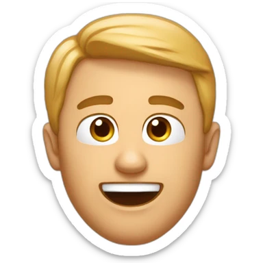 Emoji qui saigne des oreilles sticker