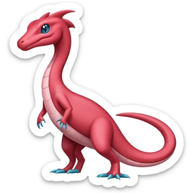 salamence-salazzle-hybrid, full body sticker