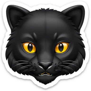 Animal pantera negra sticker