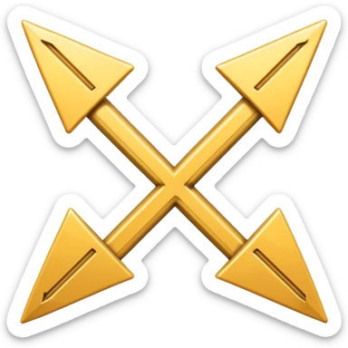 modern iPhone-style emoji of a chain link with a rightward arrow threading through it, representing strategic guidance and brand clarity, clean and trustworthy sticker