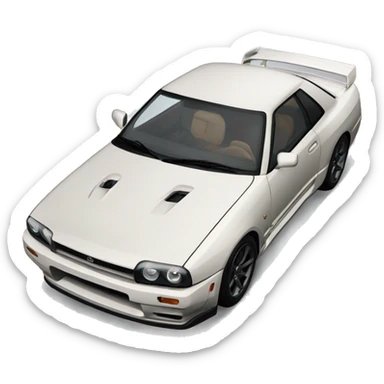 nissan gtr r 32 sticker