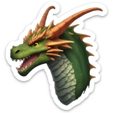 Dragon wyvern sticker