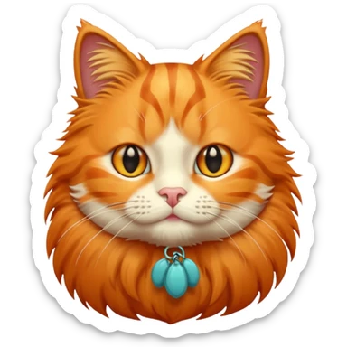 orange cata sticker