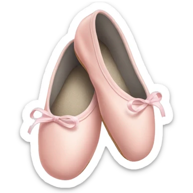 Pale pink ballet shoes sticker
