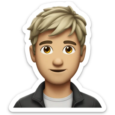 James from the end kf th sticker