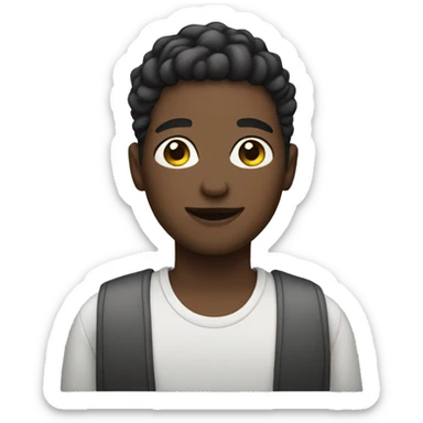 nonbinary person sticker