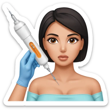 Kim Kardashian getting injections sticker