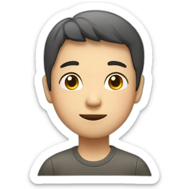 The Chinese boy who value time more than money sticker