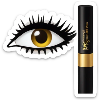 Yves Saint Laurent mascara sticker
