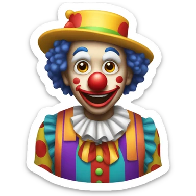 clown sticker
