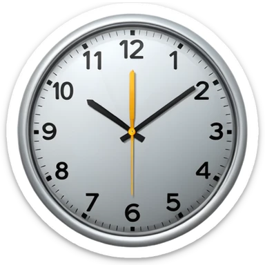 Circle Clock sticker