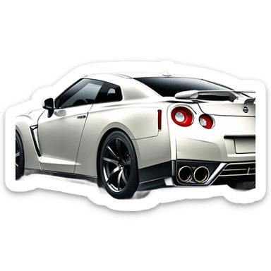 nissan gtr  sticker
