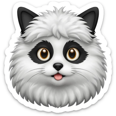 Pet Black&White sticker