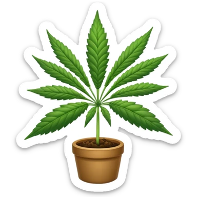 cannabise sticker